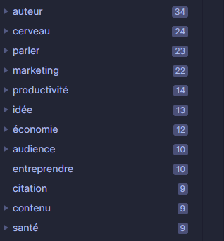 Tags Obsidian